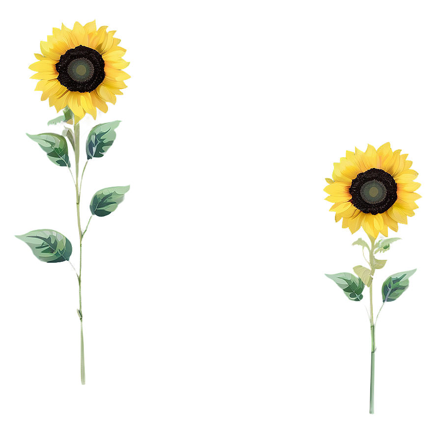 Vintage Sunflower Pattern Png Xbm20