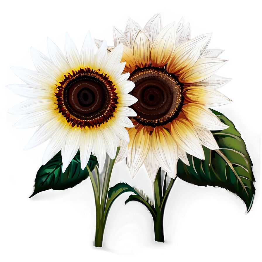 Vintage Sunflower Print Png 05252024