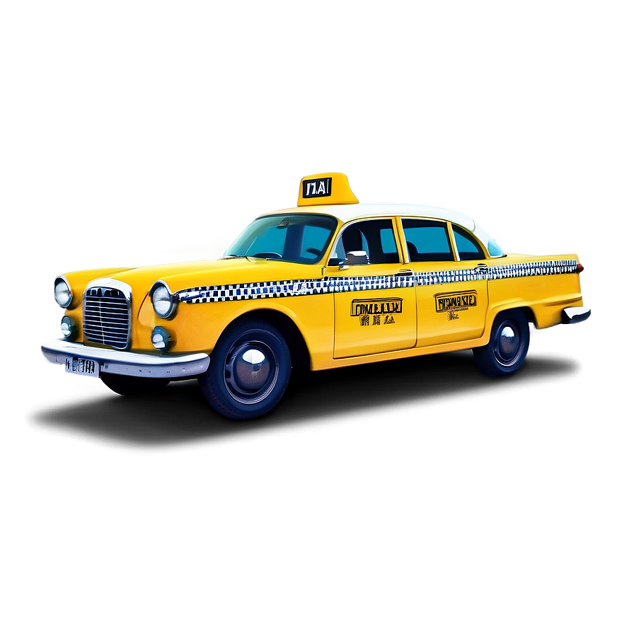 Vintage Taxi Cab Png Ehj80