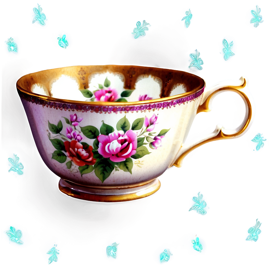 Vintage Tea Cup Png 05242024