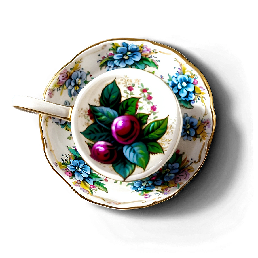 Vintage Tea Cup Png 05252024