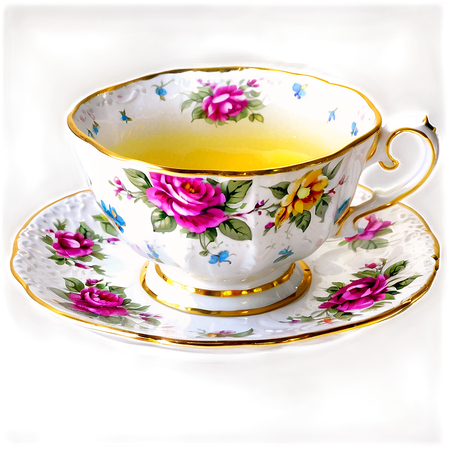 Vintage Tea Cup Png 05252024