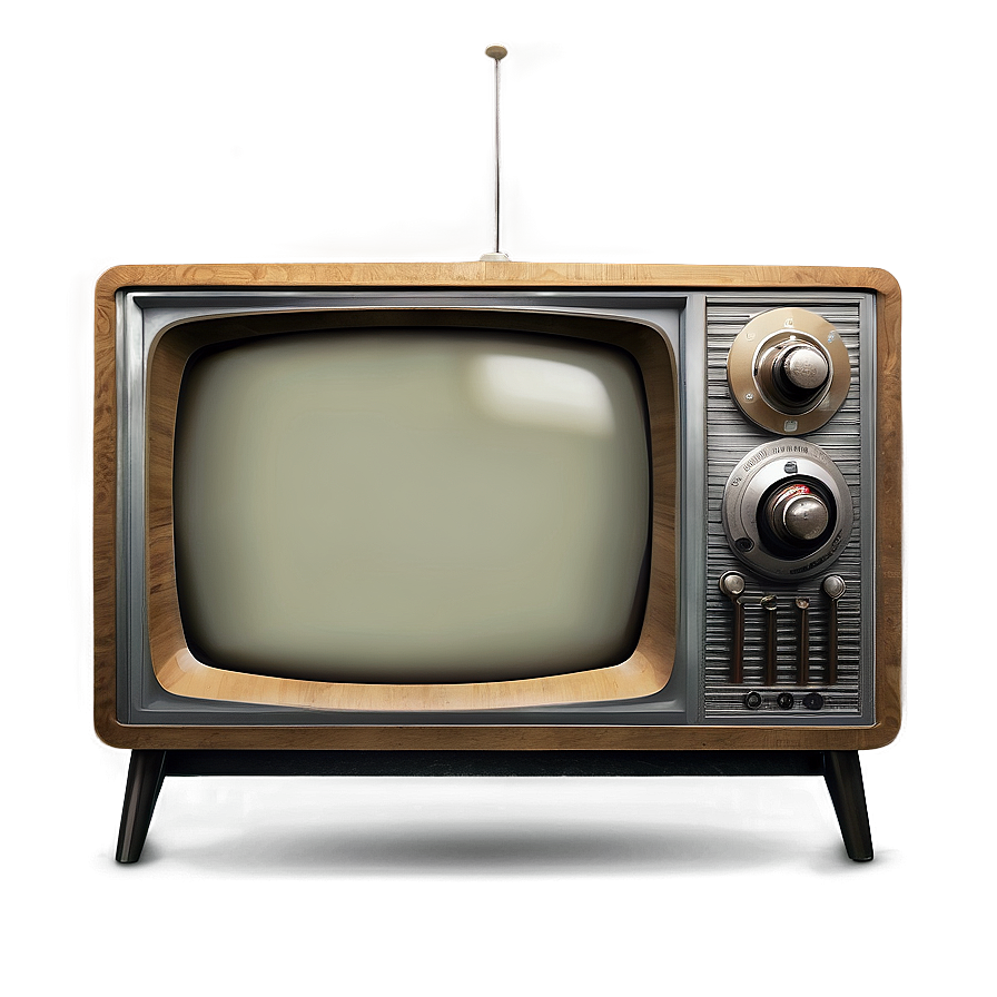 Vintage Television Screen Png Svk35