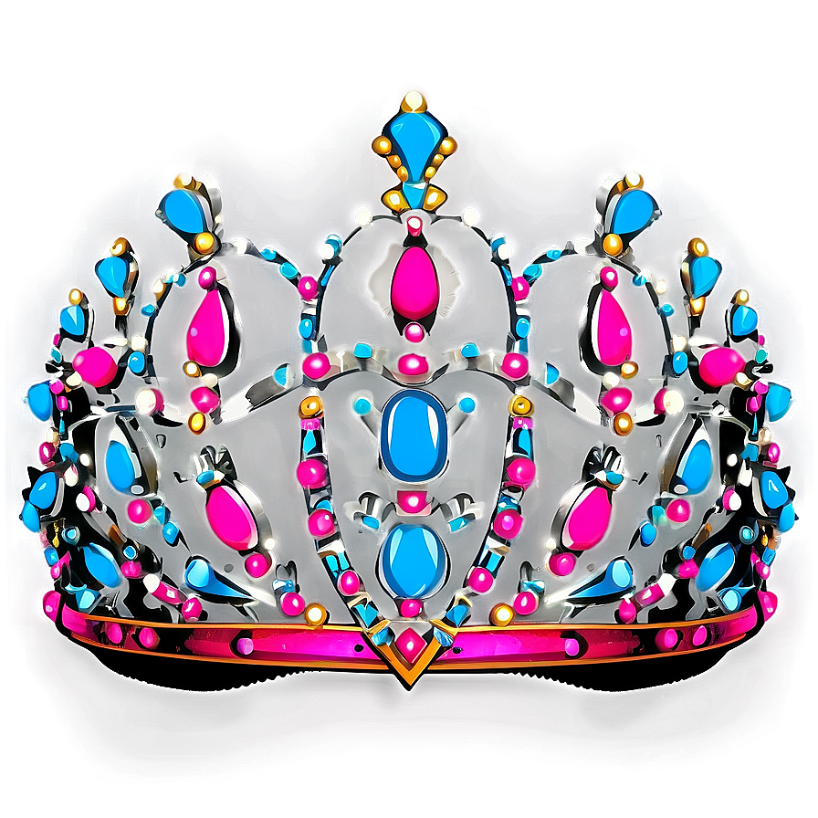 Vintage Tiara Silhouette Png 05252024