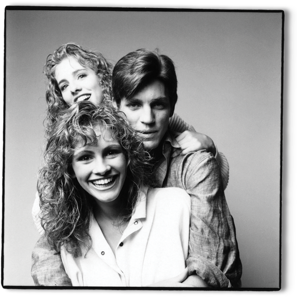 Vintage Trio Portrait Blackand White