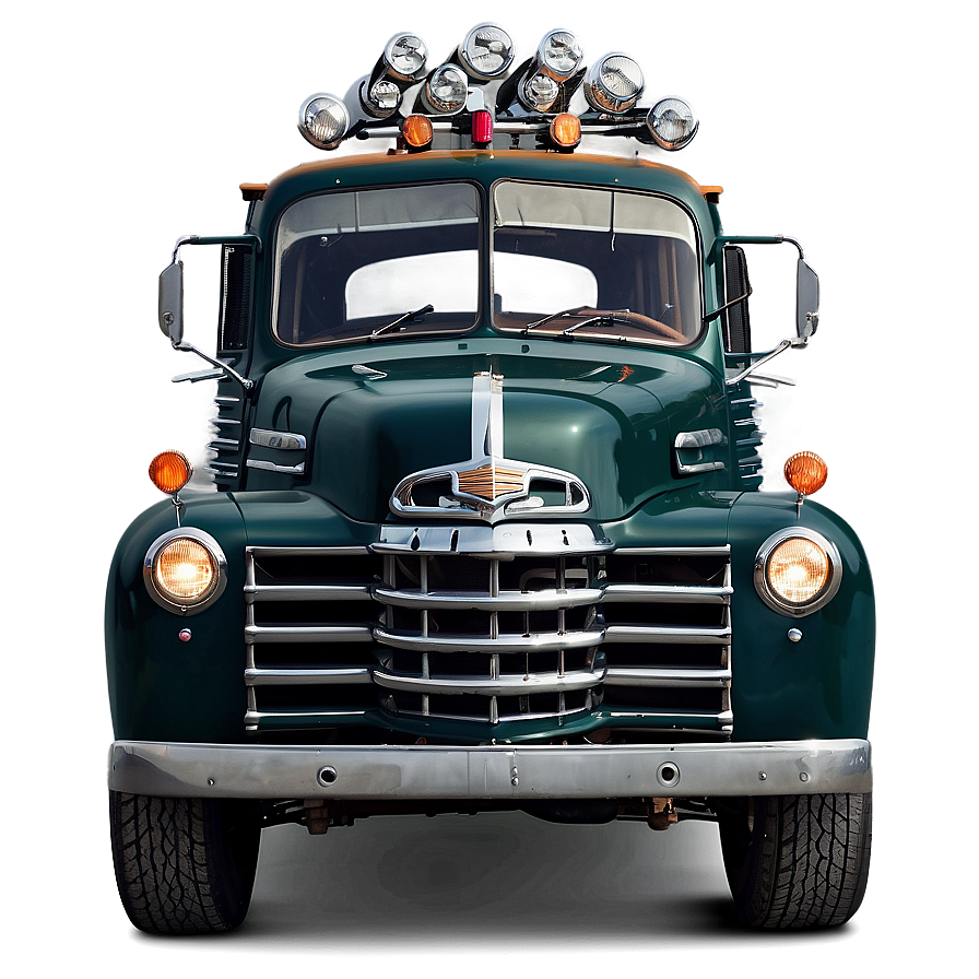 Vintage Truck Front View Png Dcy