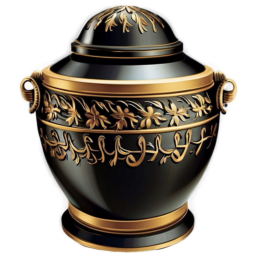 Vintage Urn Design Png Ffr