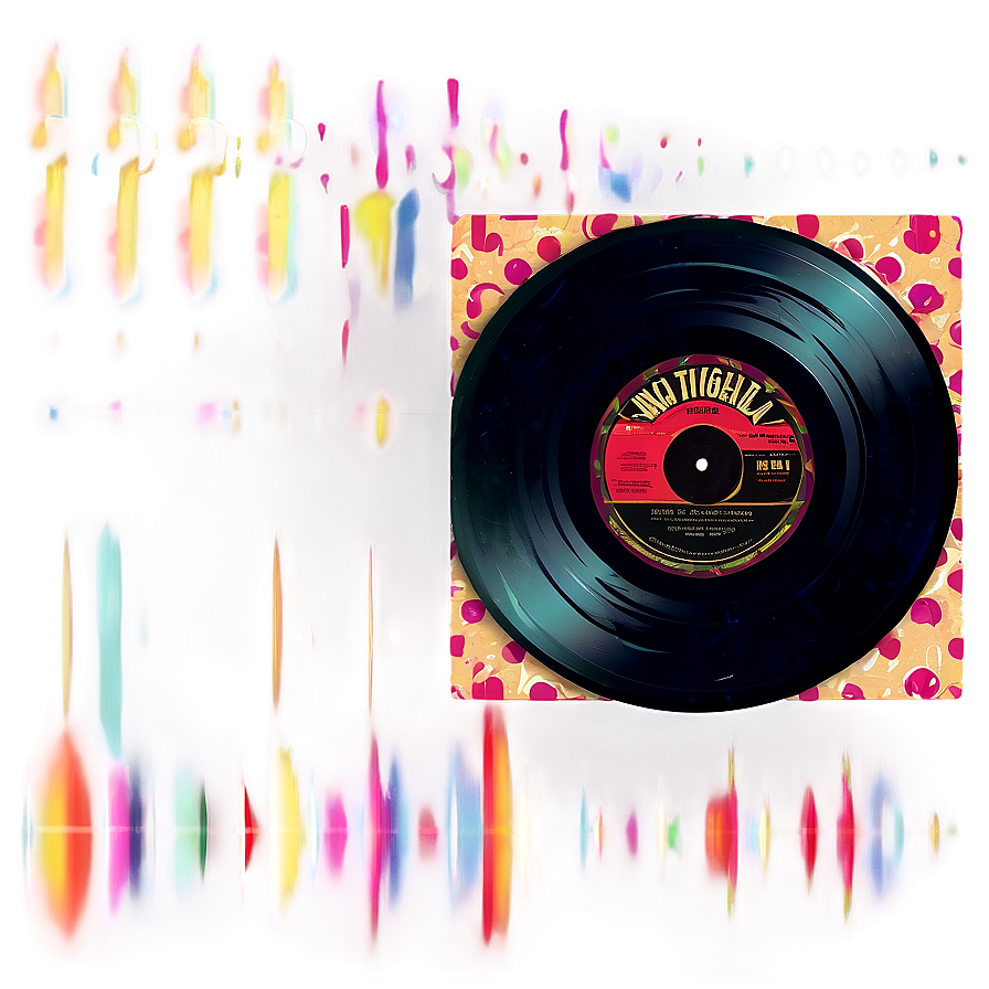 Vintage Vinyl Record Png 06112024