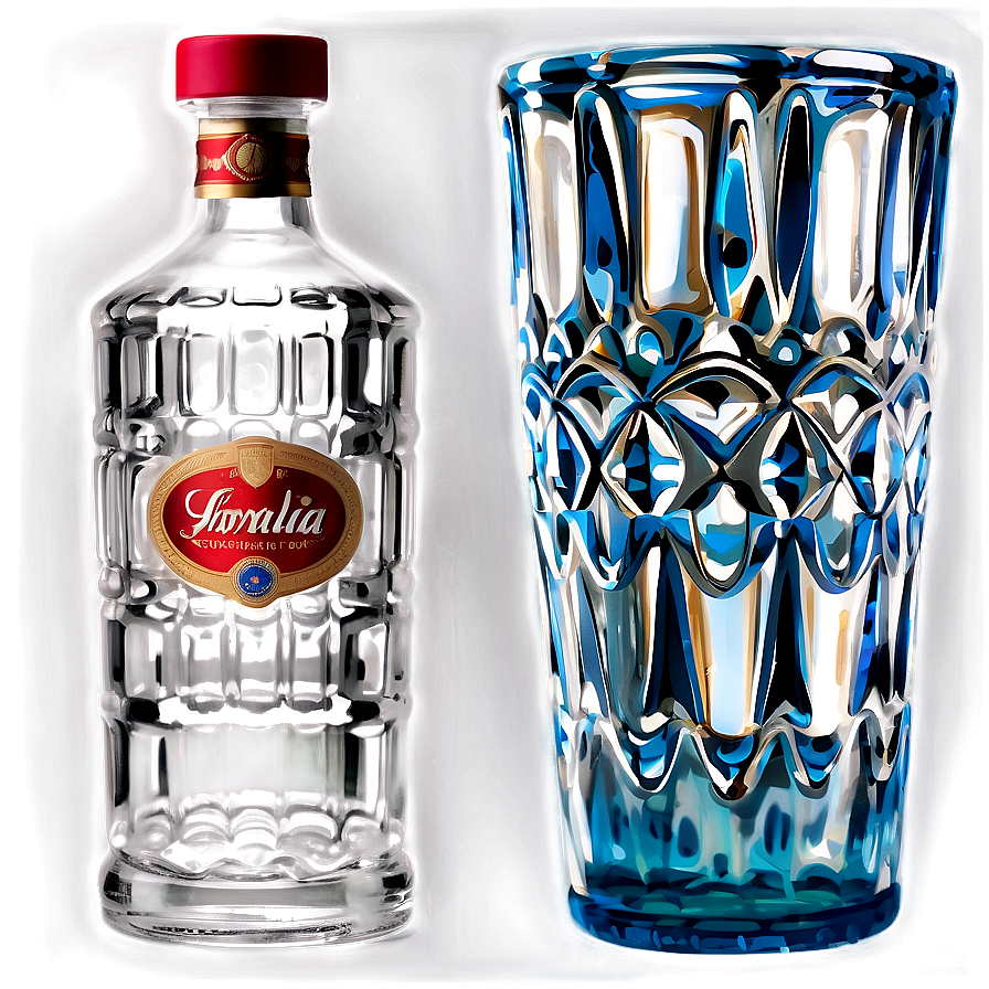 Vintage Vodka Bottle Png Cqo70