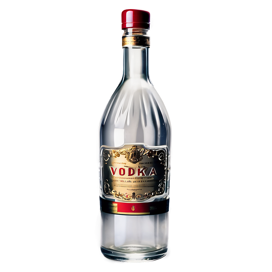 Vintage Vodka Bottle Png Oju79