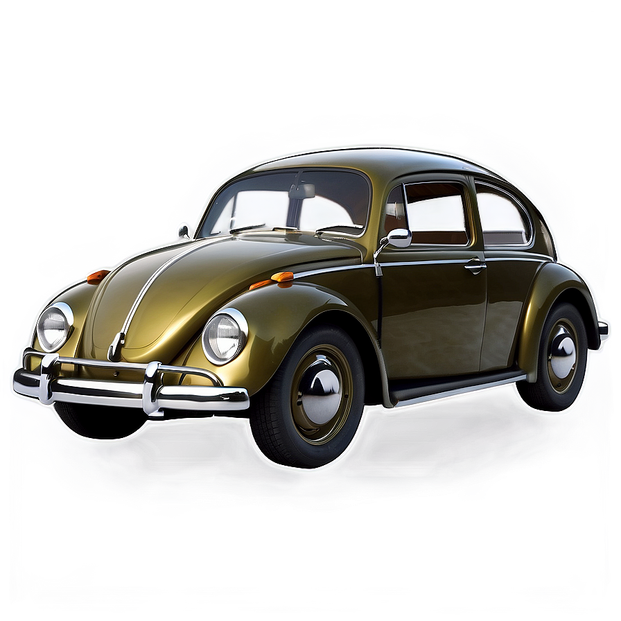 Vintage Volkswagen Beetle Png 06292024