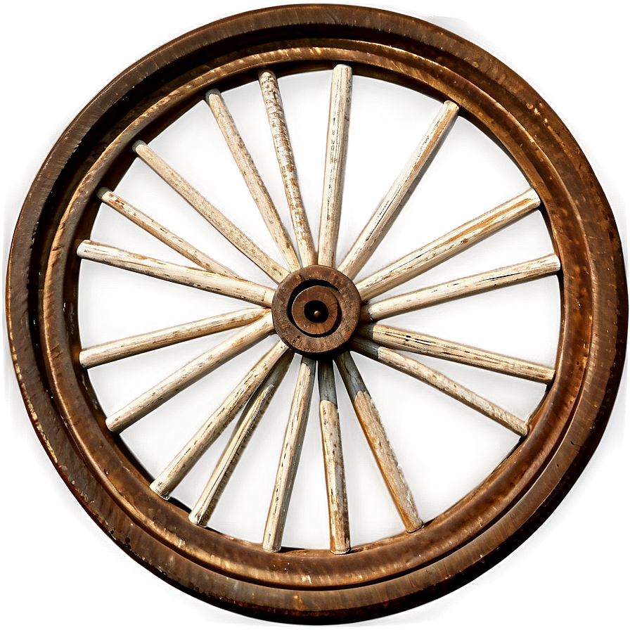 Vintage Wagon Wheel Design Png 06132024