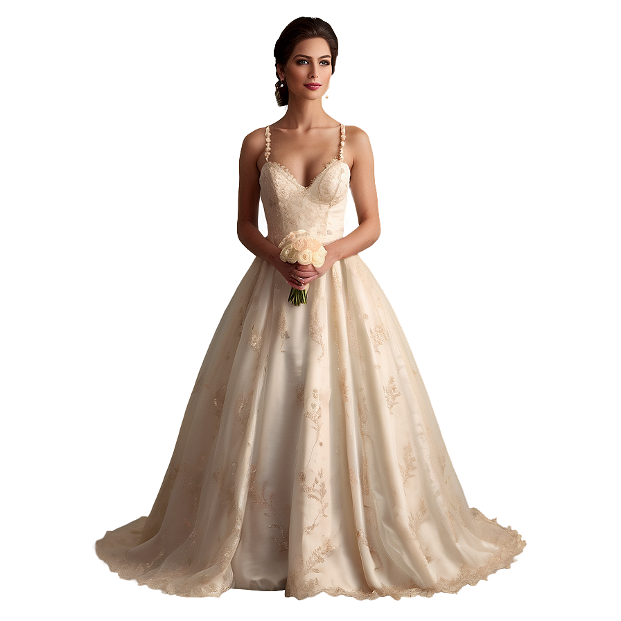 Vintage Wedding Dress Png 52