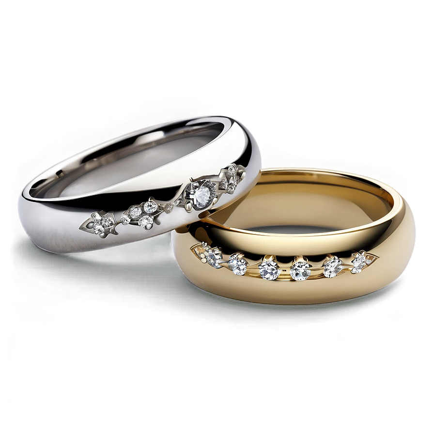 Vintage Wedding Rings Png 06122024