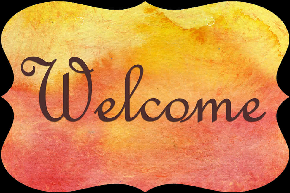 Vintage Welcome Sign