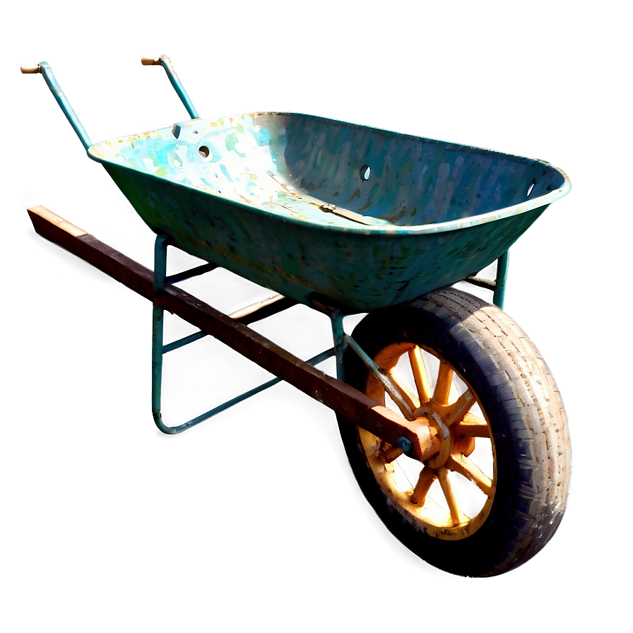 Vintage Wheelbarrow Png Lon28