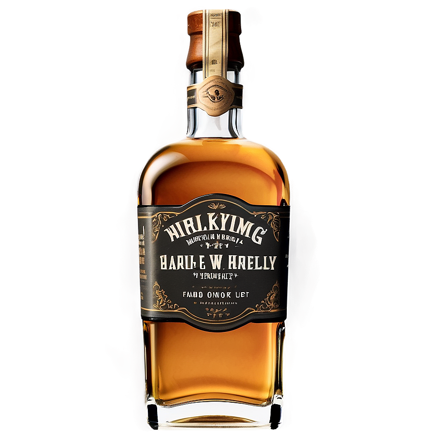 Vintage Whiskey Bottle Png 06212024