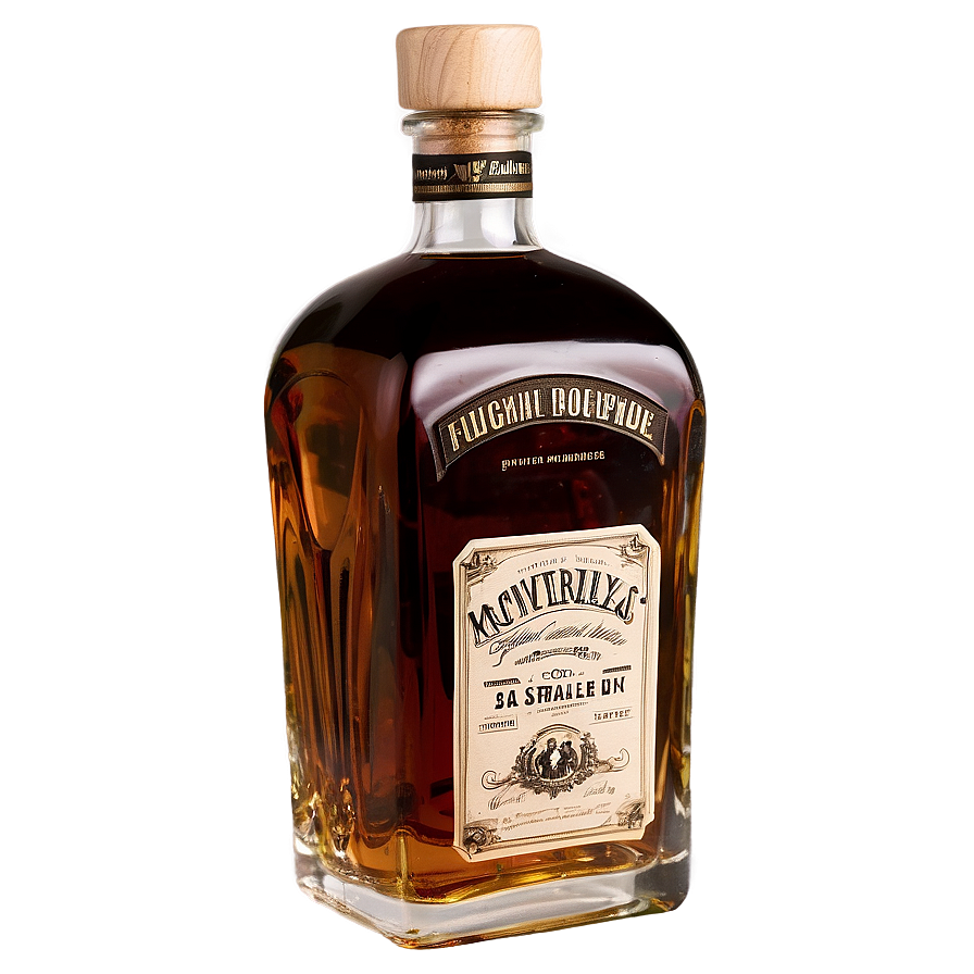 Vintage Whiskey Bottle Png 06212024