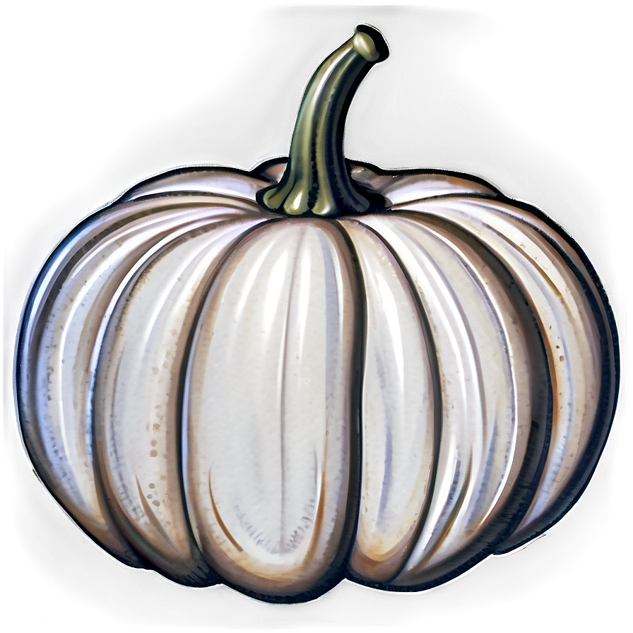 Vintage White Pumpkin Png 46