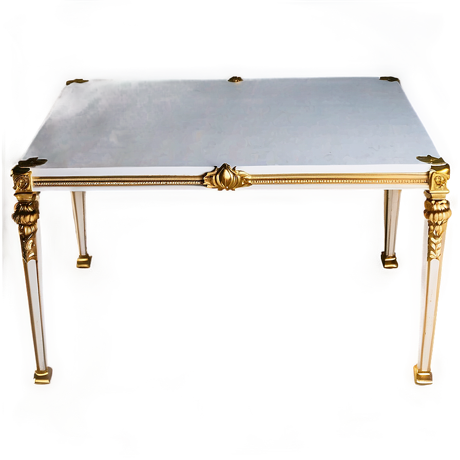 Vintage White Table Png Vok27