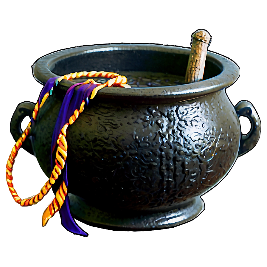 Vintage Witch Cauldron Png 40