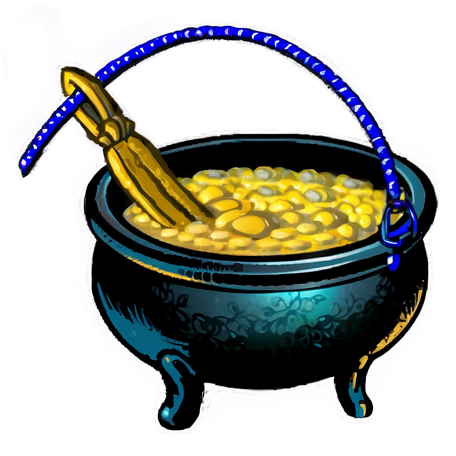 Vintage Witch Cauldron Png Hhd16