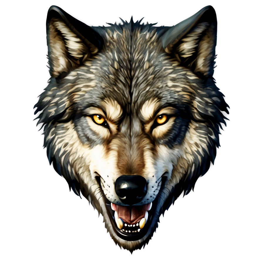 Vintage Wolf Head Tattoo Design Png 06122024