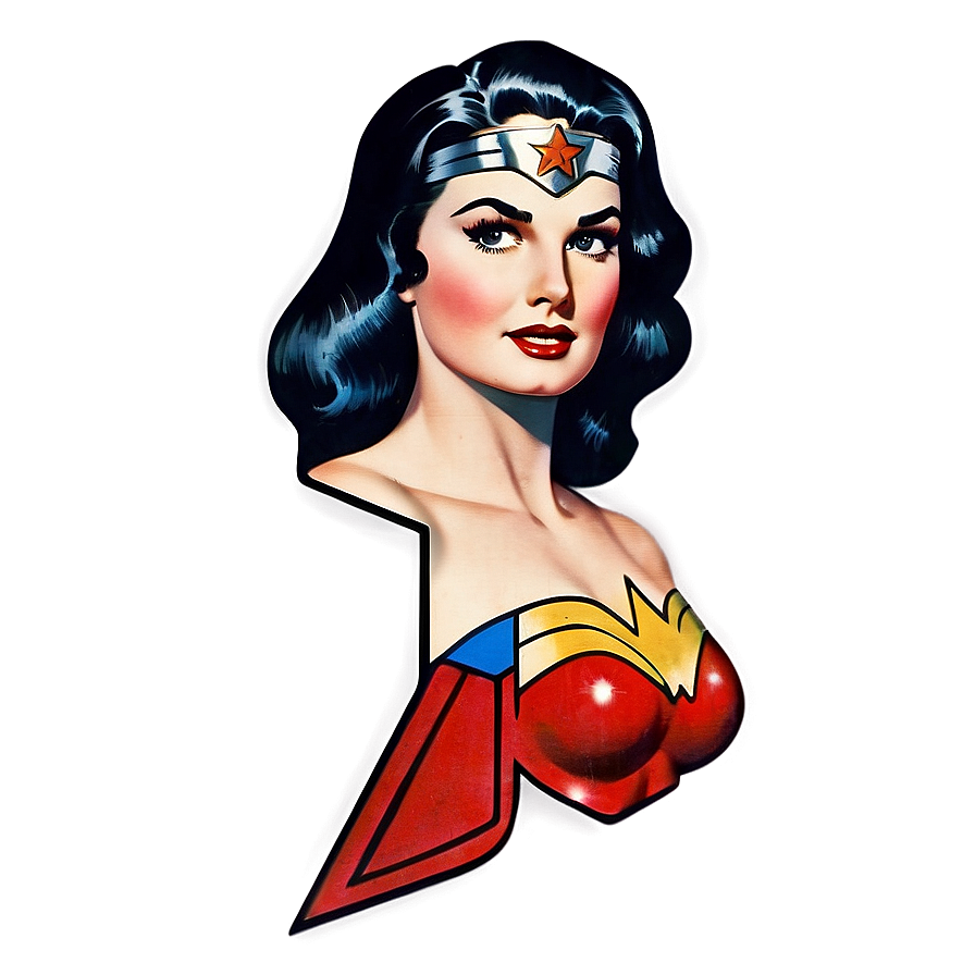 Vintage Wonder Woman Logo Png 40