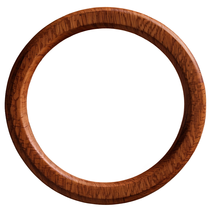 Vintage Wood Circle Detail Png 06282024