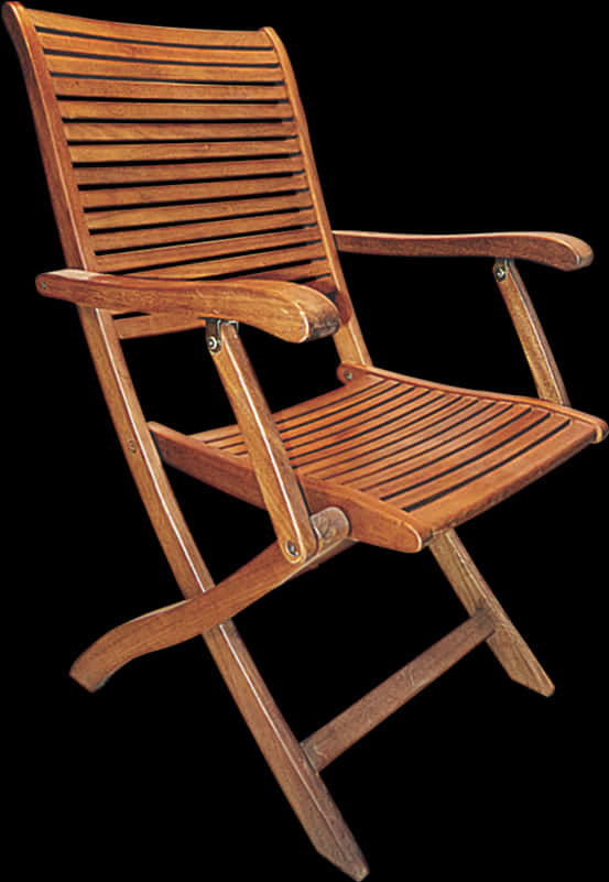 Vintage Wooden Folding Chair