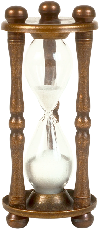 Vintage Wooden Hourglass