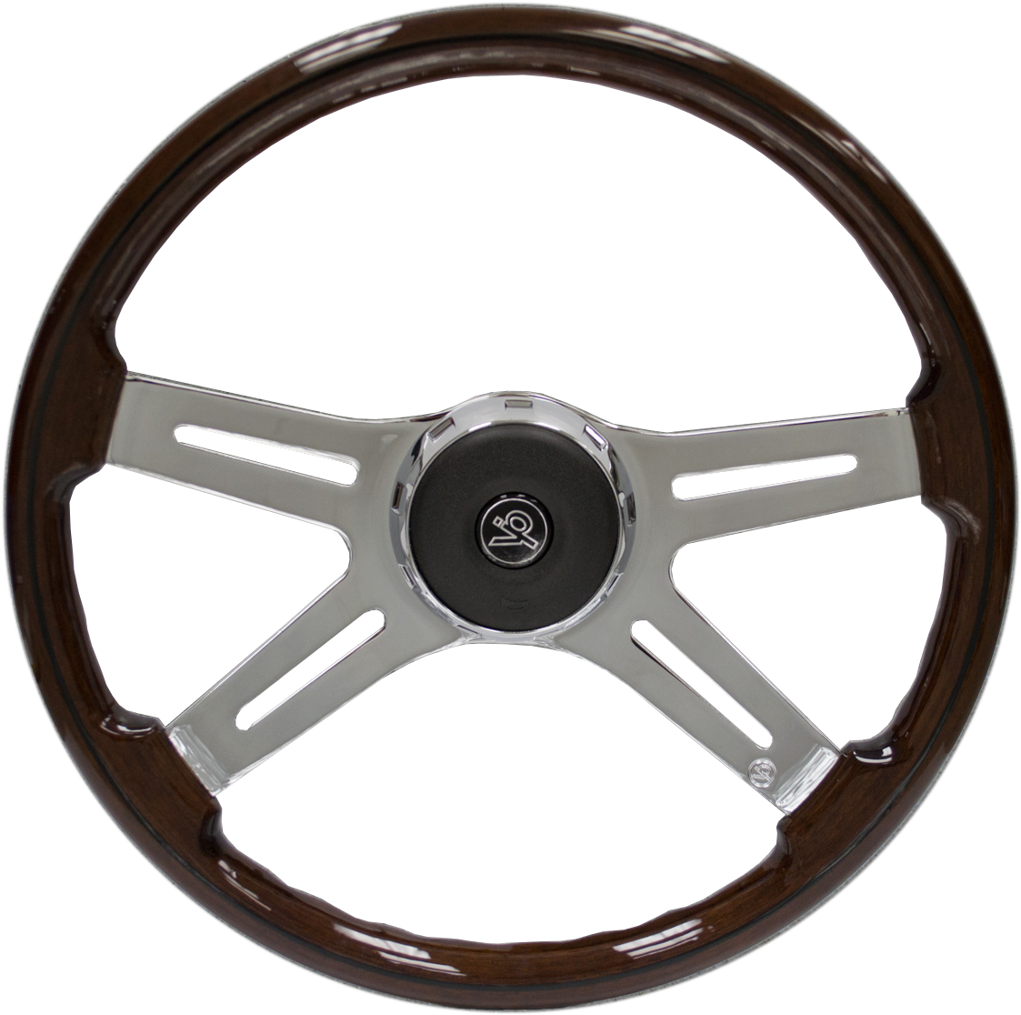 Vintage Wooden Steering Wheel