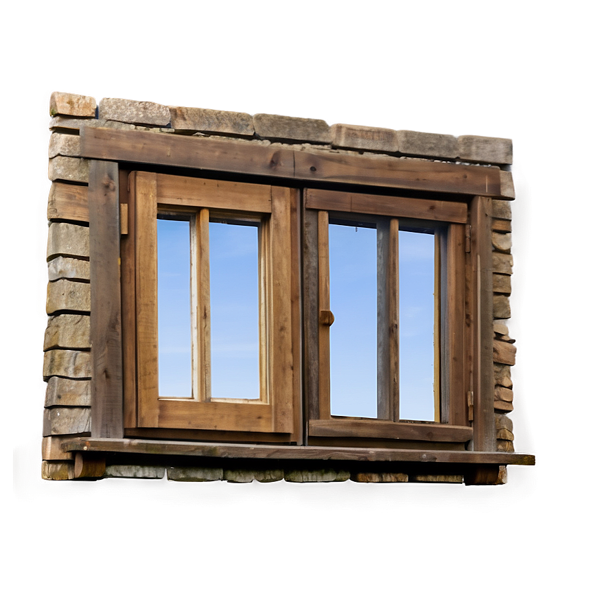 Vintage Wooden Windows Png Ihg