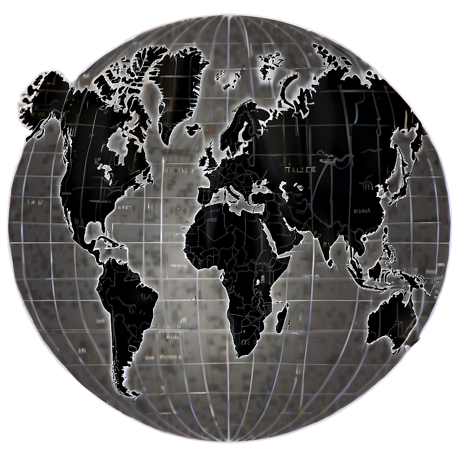 Vintage World Map Vector Png 06262024