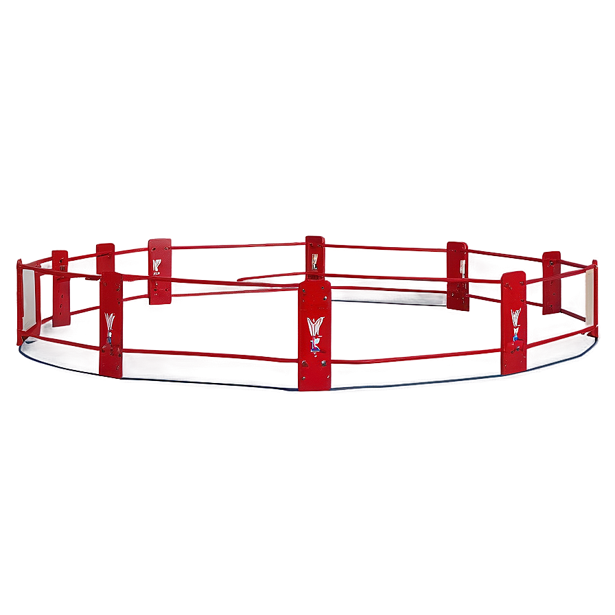 Vintage Wrestling Ring Design Png Rko