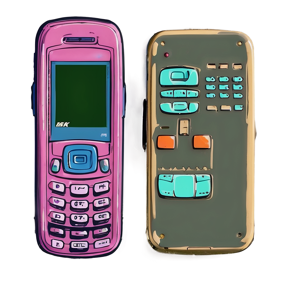 Vintage Y2k Cellphone Png Res7