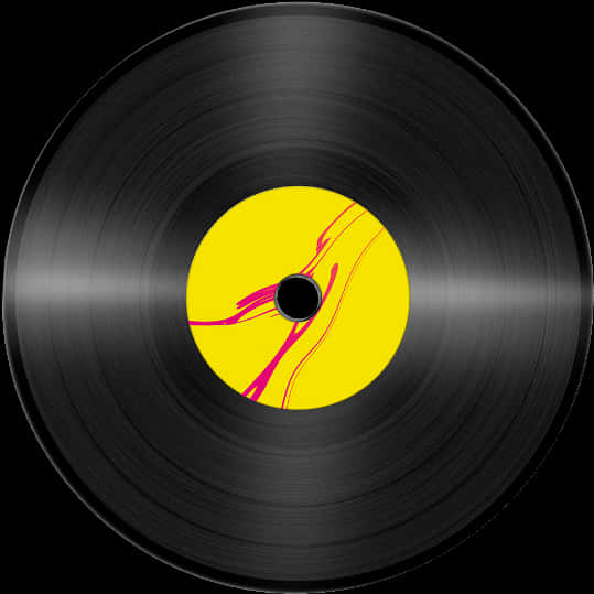 Vinyl Record Closeup