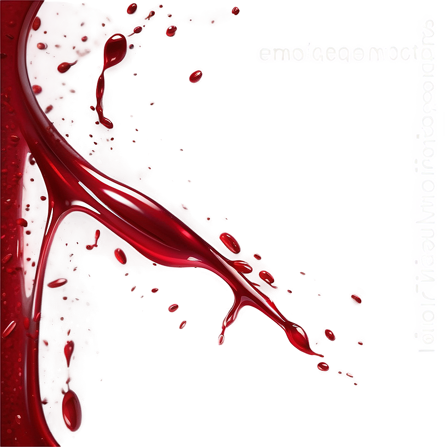 Vitality's Essence: Blood Splash Effect Png Pju