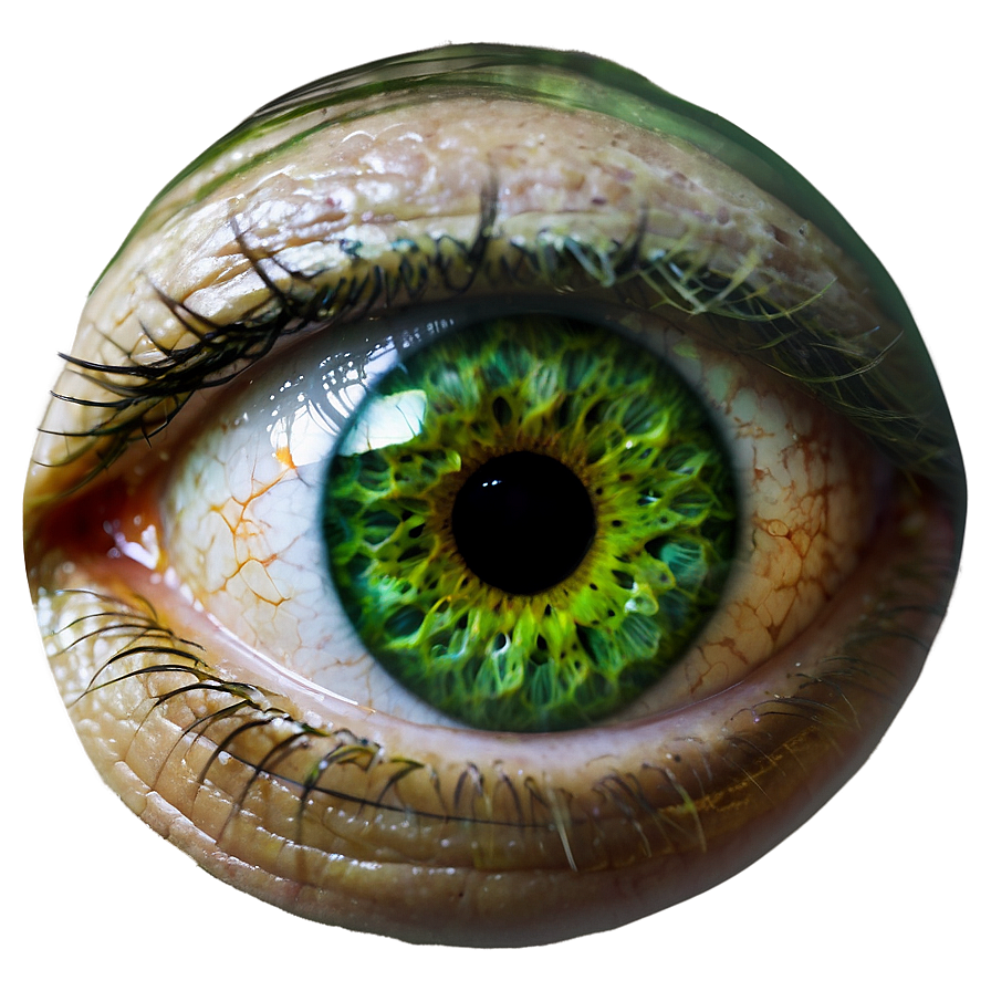 Vivid Green Human Eye Png 06262024