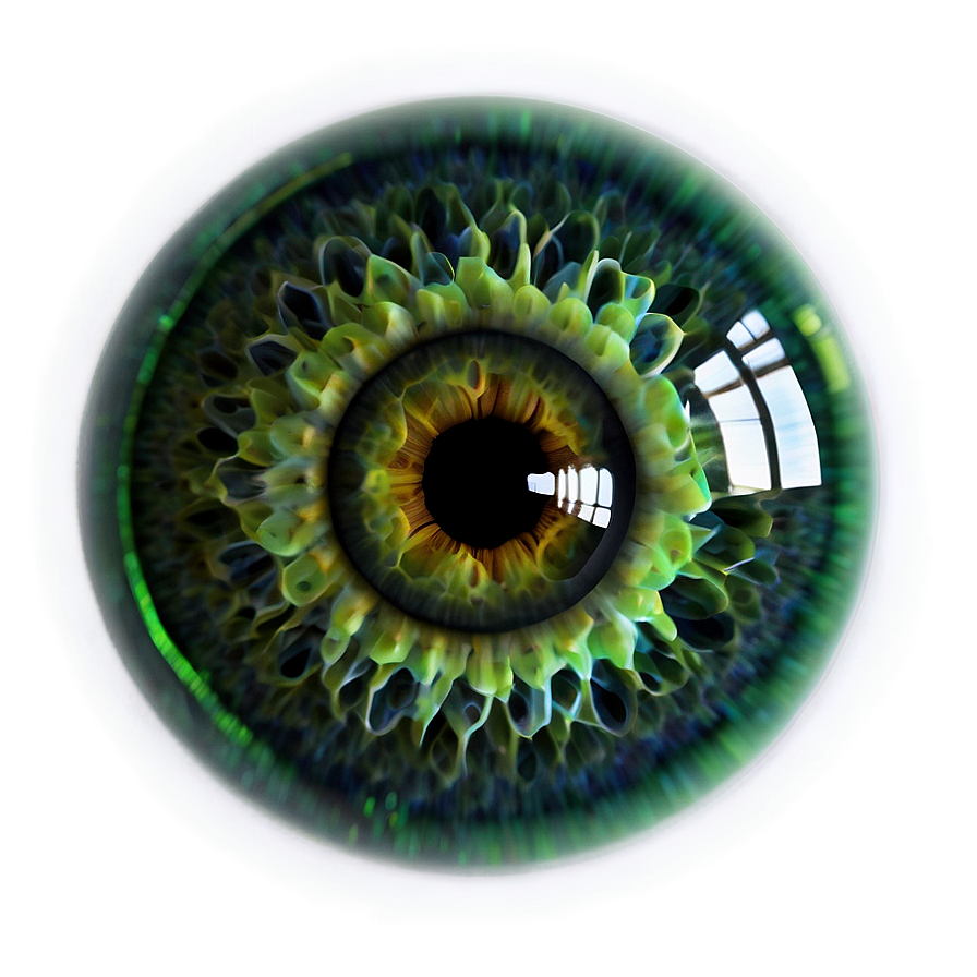 Vivid Green Human Eye Png 06262024