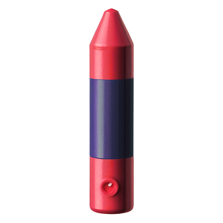 Vivid Red Crayon Drawing Tool Png 06282024