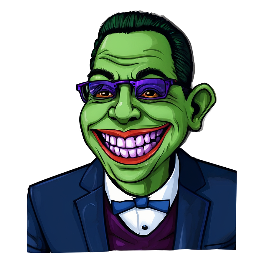 Vivid Trollface Illustration Png 67