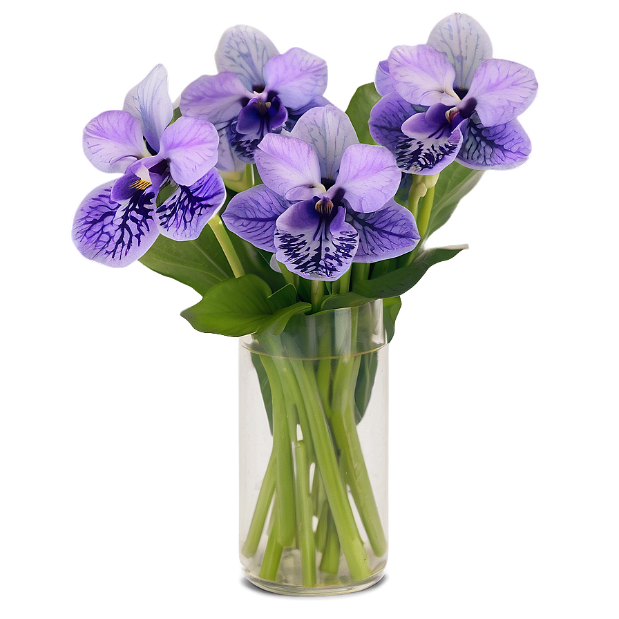 Vivid Violet Bouquet Png 75