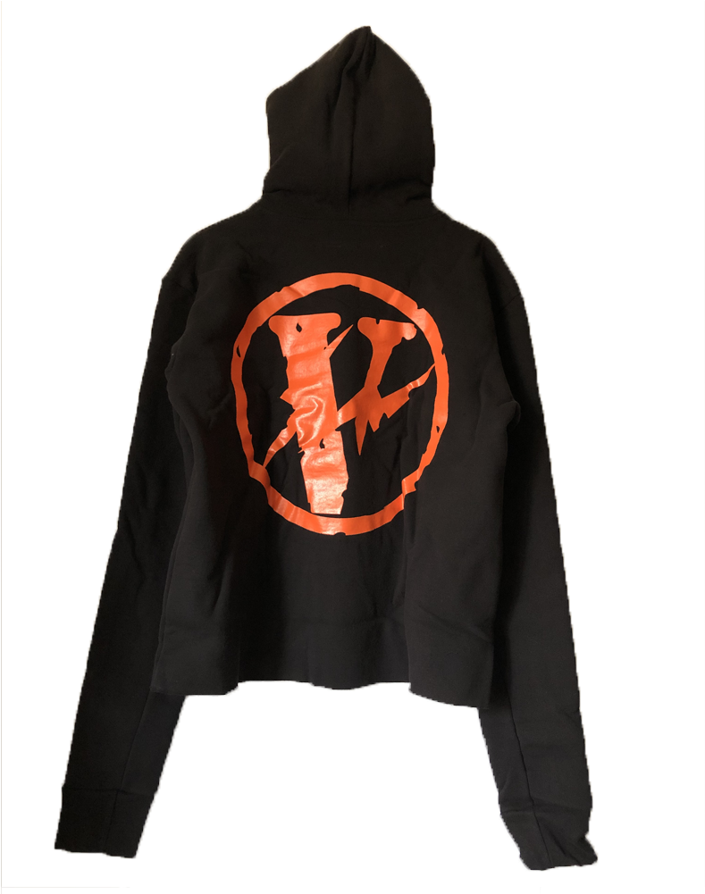 Vlone Logo Black Hoodie