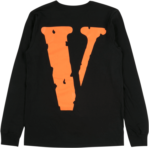 Vlone Logo Black Long Sleeve Shirt