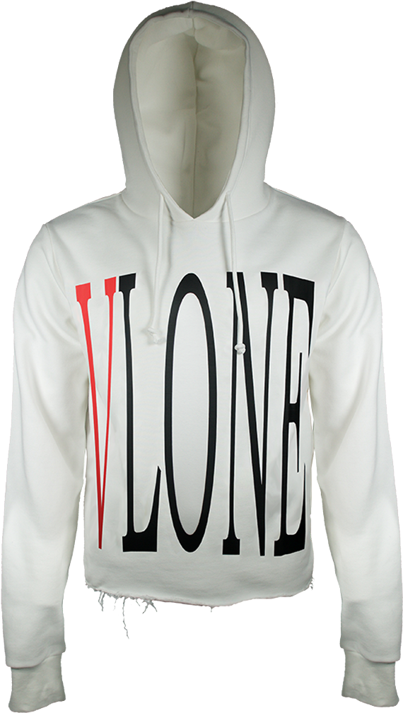 Vlone Logo White Hoodie