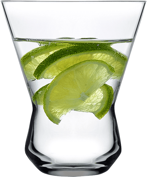 Vodka Lime Splash Glass