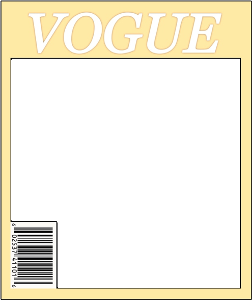 Vogue Magazine Cover Template