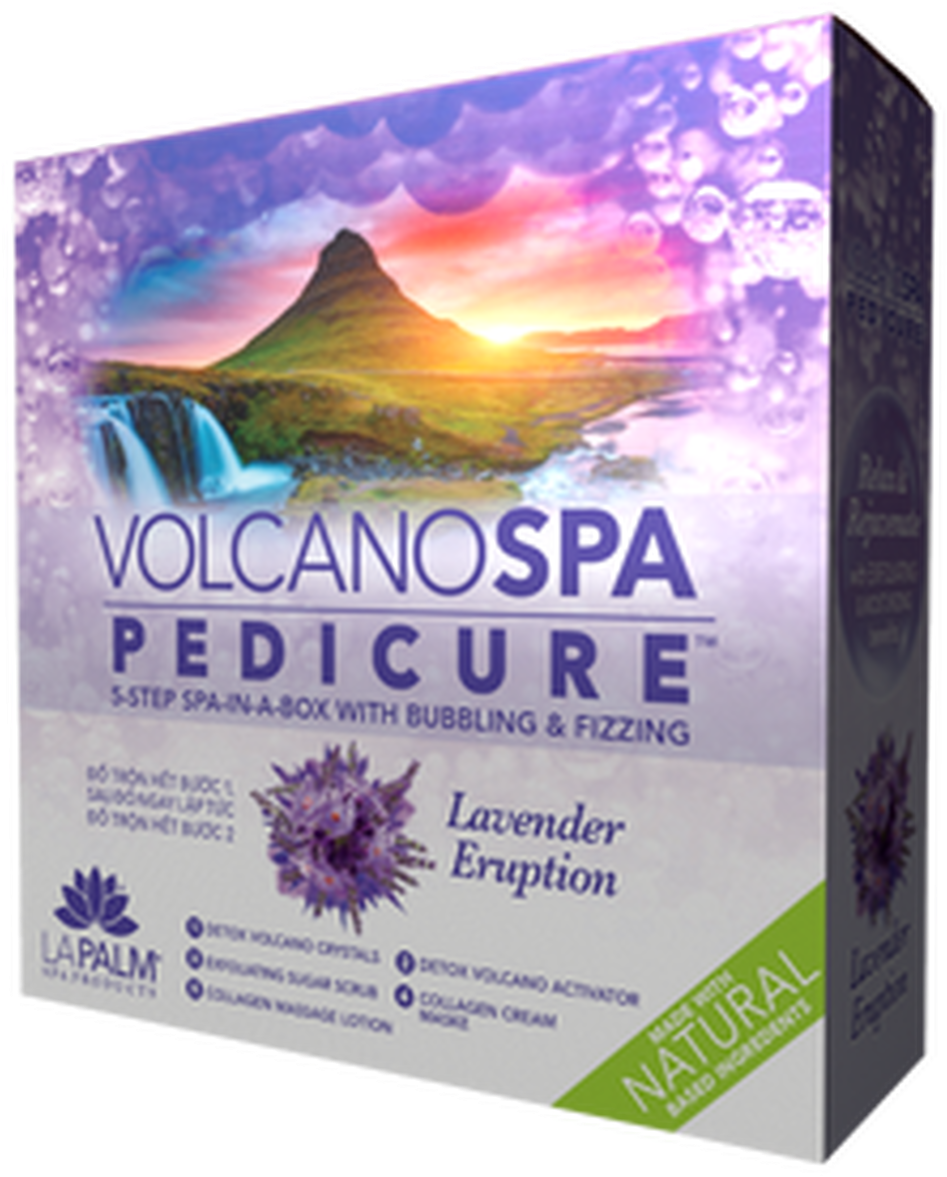 Volcano Spa Pedicure Kit Lavender Eruption