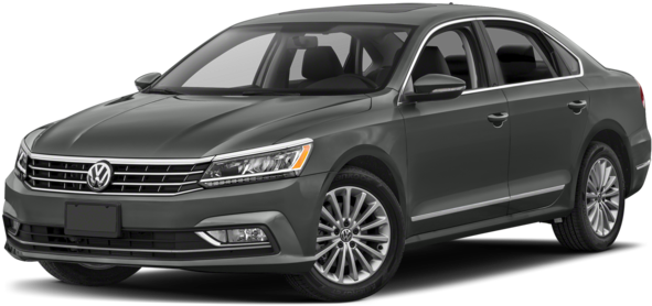 Volkswagen Passat Sedan Gray Side View